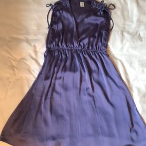 hatch lilac silky V wrap front maternity dress